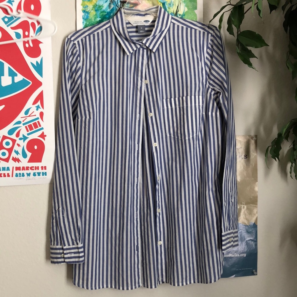 Women’s Tunic Button Up Blouse
